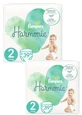 PAMPERS Harmonie Babyluiers Nr.2 4-8Kg 78 Stuks (2 Verpakkingen van 39 Stuks)