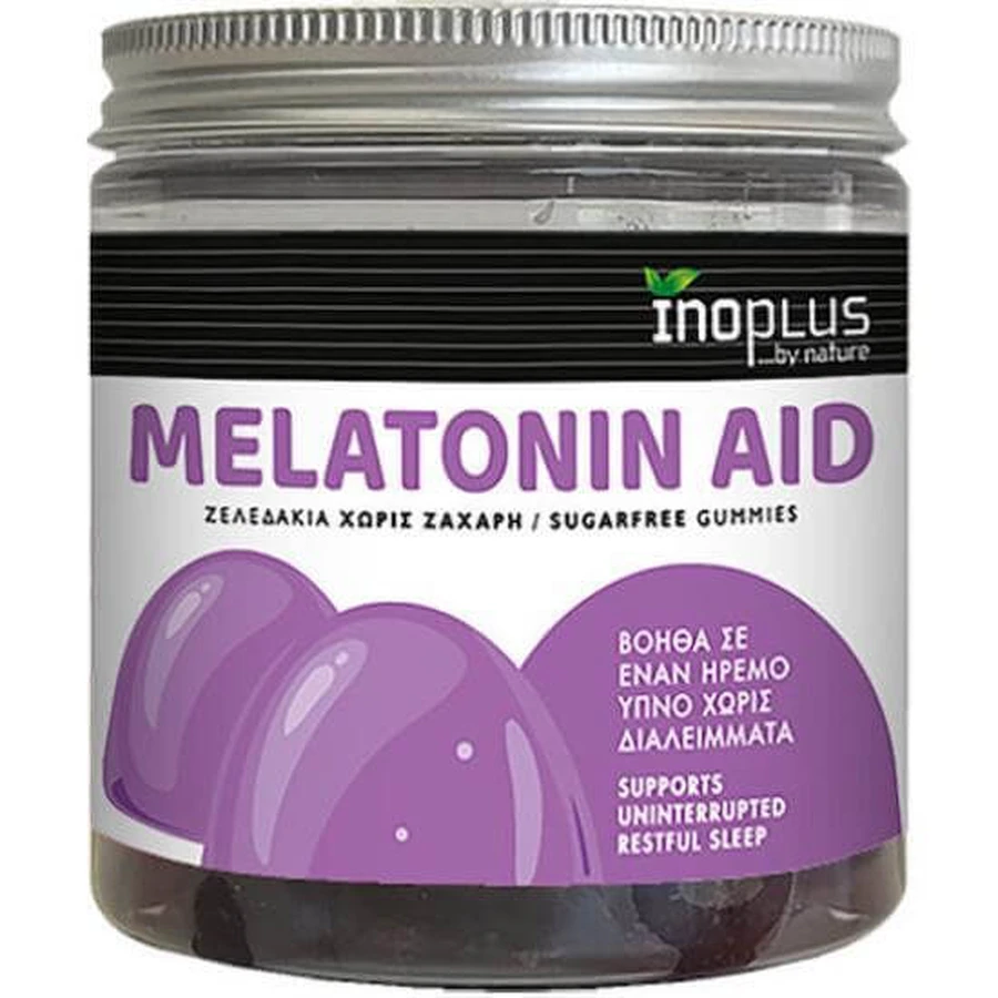 INOPLUS Melatonin Aid Gummies Stachelbeergeschmack 60 Zelets