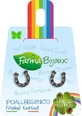 FARMA BIJOUX Boucles d'oreilles hypoallergéniques sans nickel Boucles d'oreilles griffe de cheval BE A549