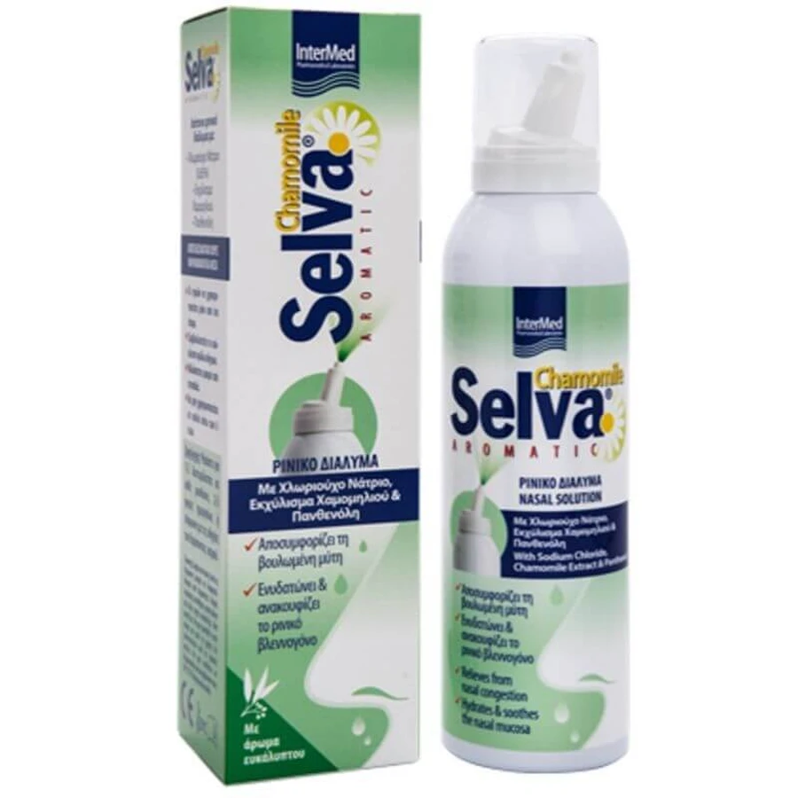 INTERMED Selva Kamille Aromatische Neus Isotone Spray met Eucalyptusgeur 150ml