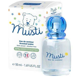 MUSTELA Musti Musti Eau de Senteur Parfum de apă parfumată pentru bebeluși și copii, 50ml