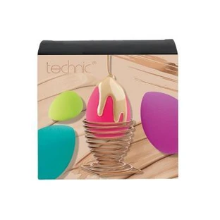 TECHNIC Makeup Sponge & Hold - Spugne per il trucco per fondotinta e cipria 3 pezzi