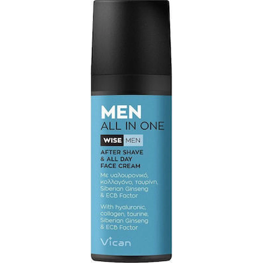 VICAN Wise all In One Face After Shave Hydraterende en Anti-Aging Gezichtscrème 50ml