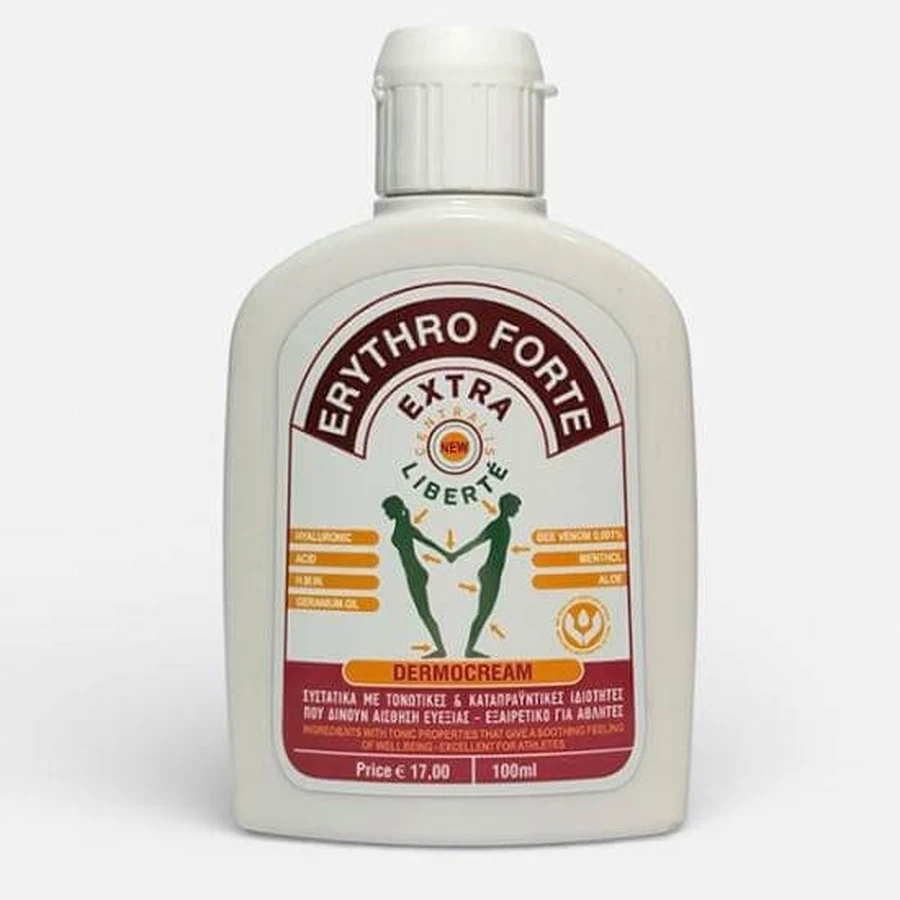 ERYTHRO FORTE Extra Centralis Liberte Dermocream Rozgrzewający krem na bóle stawów, 100ml: ceny i cechy