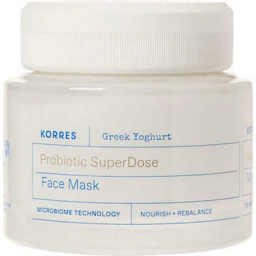 KORRES Griekse Yoghurt Super Dose Gezichtsmasker Superverrijkt Probiotica voor Hydratatie & Voeding 100ml