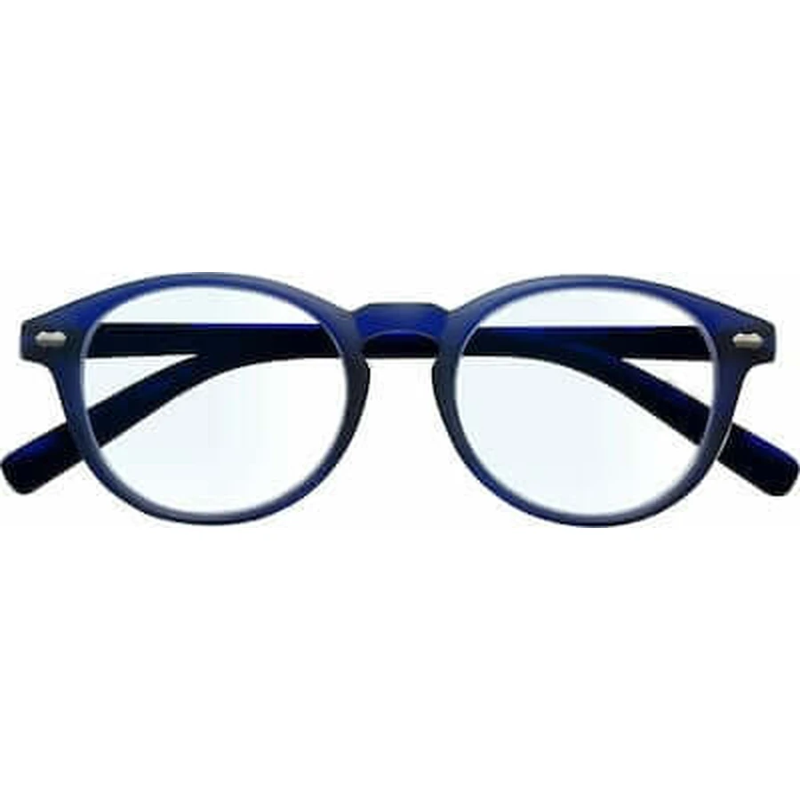 EYELEAD Reading-Presbyopia Glasses Dark Blue with Blue Light Filter B185 +1.00