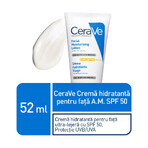 Feuchtigkeitscreme für normal-trockene Haut mit SPF 50, 52 ml, CeraVe