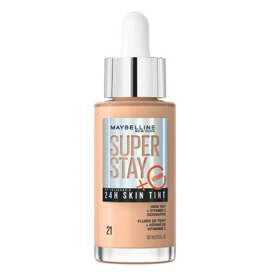 MAYBELLINE Super Stay Skin Tint Trucco liquido per una copertura naturale e brillantezza 21 30ml