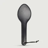 Spoon Shaped Paddle With Wrist Strap - Black