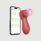 The Ultimate Sucker Stimulateur à succion clitoridienne avec contrôle de l'application - Rouge