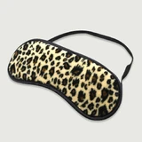 Leopard Augenbinde - Beige