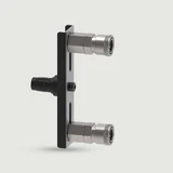 Dubbele Dildo Adapter Voor Sexopolis Seksmachines - Zwart