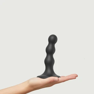 Plug Balls Kleiner Silikon Premium Dildo mit Saugnapf - Schwarz