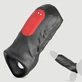 Veined Silicone Vibrating Penis Sleeve The Sleeve Penis Tingler - Schwarz
