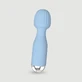 Ava Petite baguette de massage puissante en silicone - Bleu clair