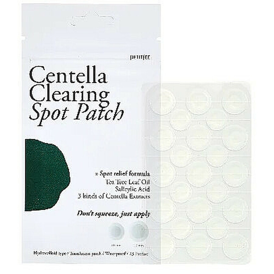 Centella Clearing Spot hydrocolloidal patches, 23 pieces, Petitfee