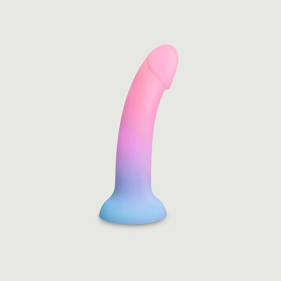 Dildolls Utopia Premium Silicone X-Large Dildo With Suction Cup - Pink/Blue