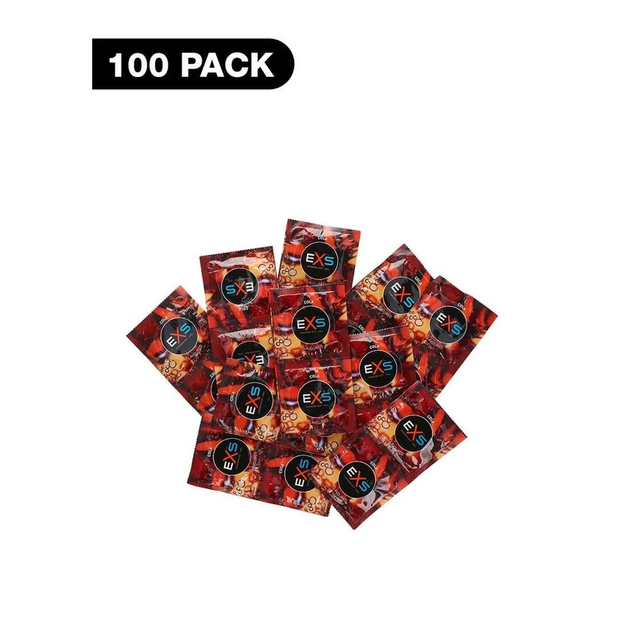 EXS Crazy Cola Flavored Condoms - 100 Pieces