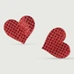 Love Heart Sequin Nipple Cover - Red