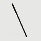 240 x 8 mm Gerippter Silikon-Urethrensound - Schwarz