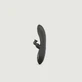 Vibratore rabbit in silicone ad aspirazione clitoridea Divine - Nero