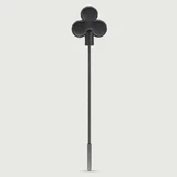 Jupe d'équitation Club Tip 17 cm - Noir