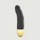 Vibratore realistico in silicone curvo Real Vibration S 2.0 - Nero