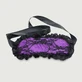 Satin Lace Blindfold - Purple