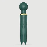 Ultra Vibe Leistungsstarker Silikon-Massagestab Vibrator mit Griff - Grün