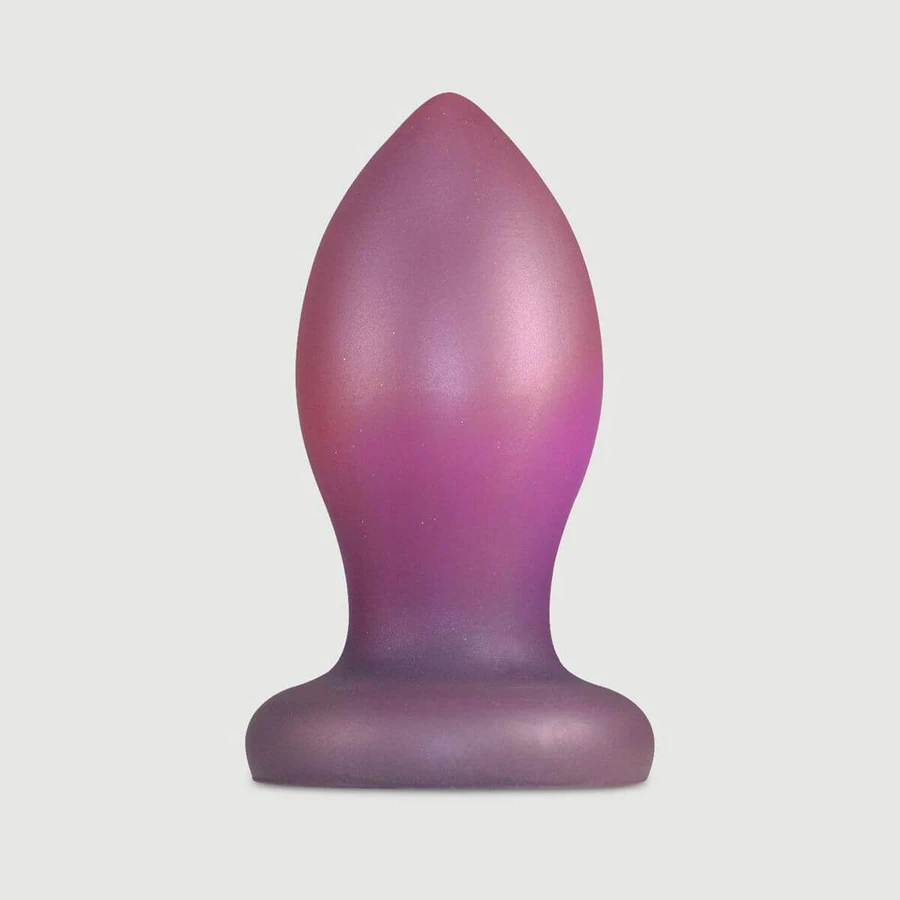 Plug anale in silicone spesso per l'allungamento anale 16,5 x 7,1 cm - Rosa