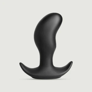 Anal Collection Butt Rocker Butt Plug medio curvo in silicone - Nero