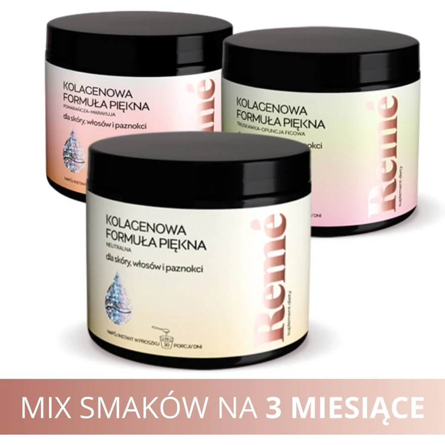 3x Reme collageen schoonheidsformule mix smaken