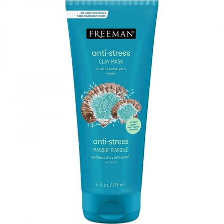 Anti-Stress-Maske mit Tonerde und Mineralien aus dem Toten Meer, 175 ml, Freeman