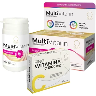 Ring Vitamin C 1000 mg 60 Kapseln + Ring MultiVitarin für ...