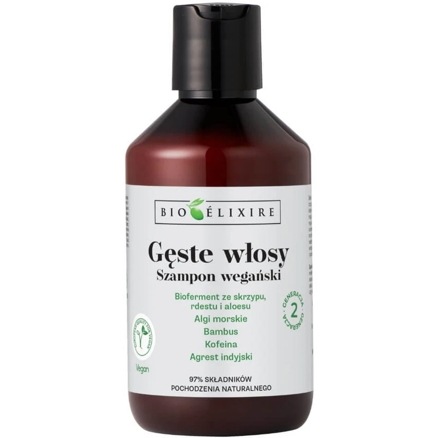 Bioelixire Șampon vegan pentru păr gros 300 ml