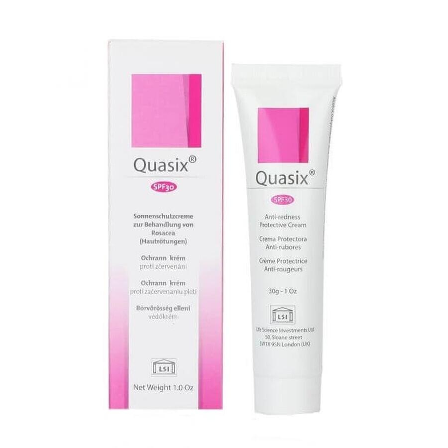 Quasix Anti-Sonnenbrand Creme mit SPF 30, 30 g, Life Science Investments