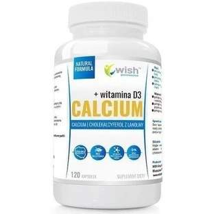 Wish Calcium 1000 mg+ Vitamin D3 120 capsules