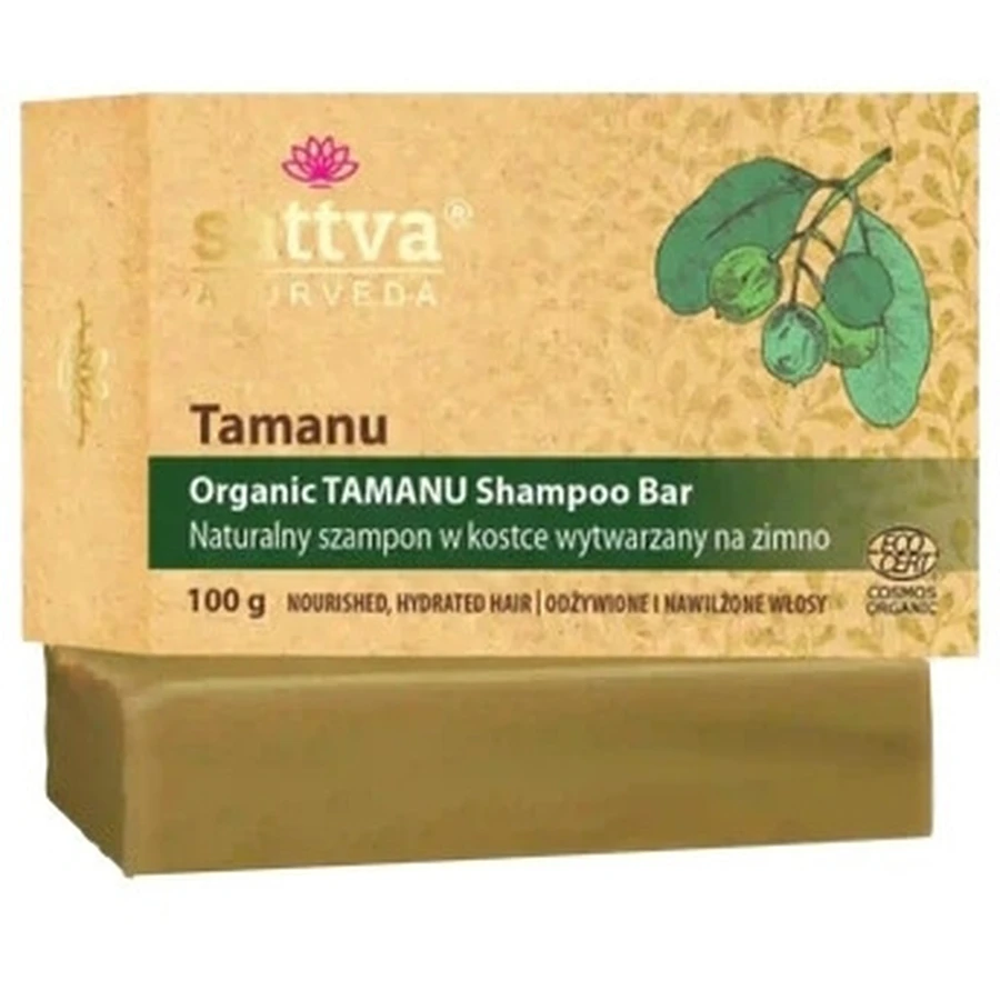 Sattva Organic Shampooing cube au tamanu 100 g