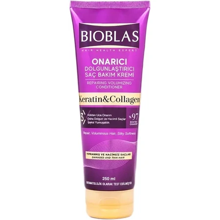 Bioblas – Collagen-Keratin Conditioner for Fine and Damaged Hair 250 ml