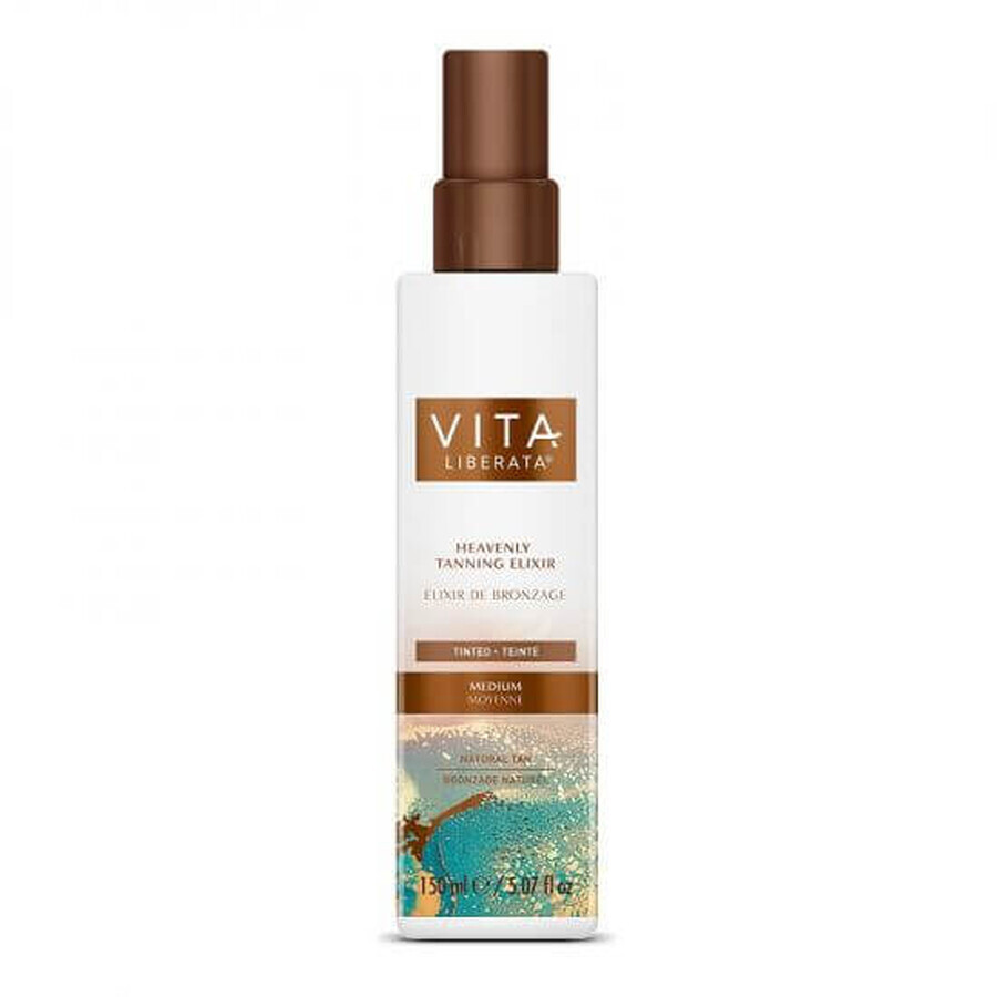 Heavenly Elixir Selbstbräunungslotion, mittlerer Farbton, 150 ml, Vita Liberata