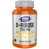 Now Foods D-Ribose 750 mg D-Ribose 120 Kapseln