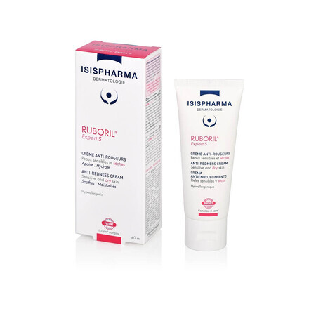 IsisPharma Ruboril Crema antiroseata expert S, 40 ml