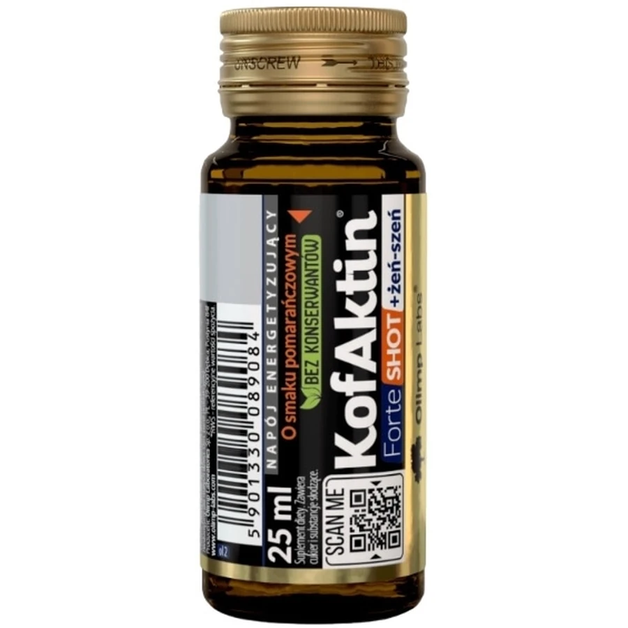 Olimp KofAktin Forte Shot+Ginseng Orangengeschmack 25 ...