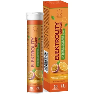 Ring Electrolytes Senior portocaliu-maracuja 20 comprimate ...