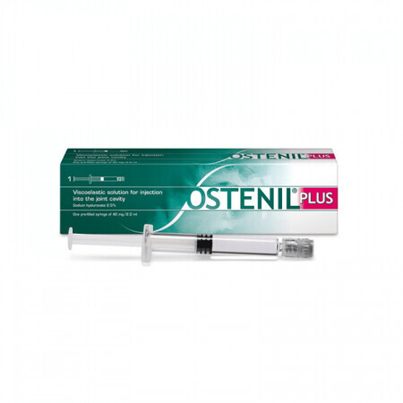 Ostenil Plus, 40mg/2ml Hyaluronsäure-Injektionslösung zur Infiltration, 1 Fertigspritze
