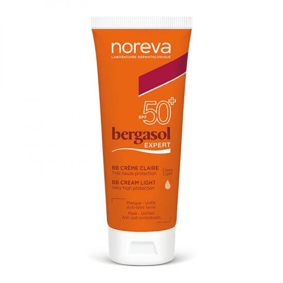 Noreva Bergasol Expert Crema BB Light SPF50+, 40 ml