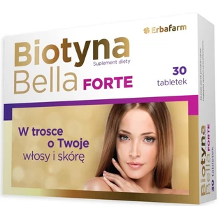 ERBAFARM Biotina Bella Forte 30 comprimidos.