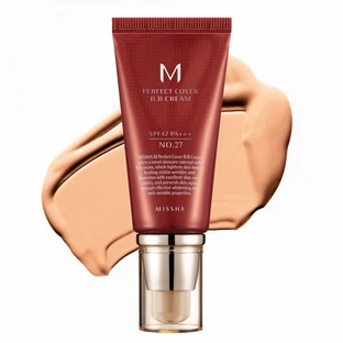 MISSHA M Perfect Cover BB Cream SPF42/PA+++ (No.27/Bej honey), 50 ml, Missha