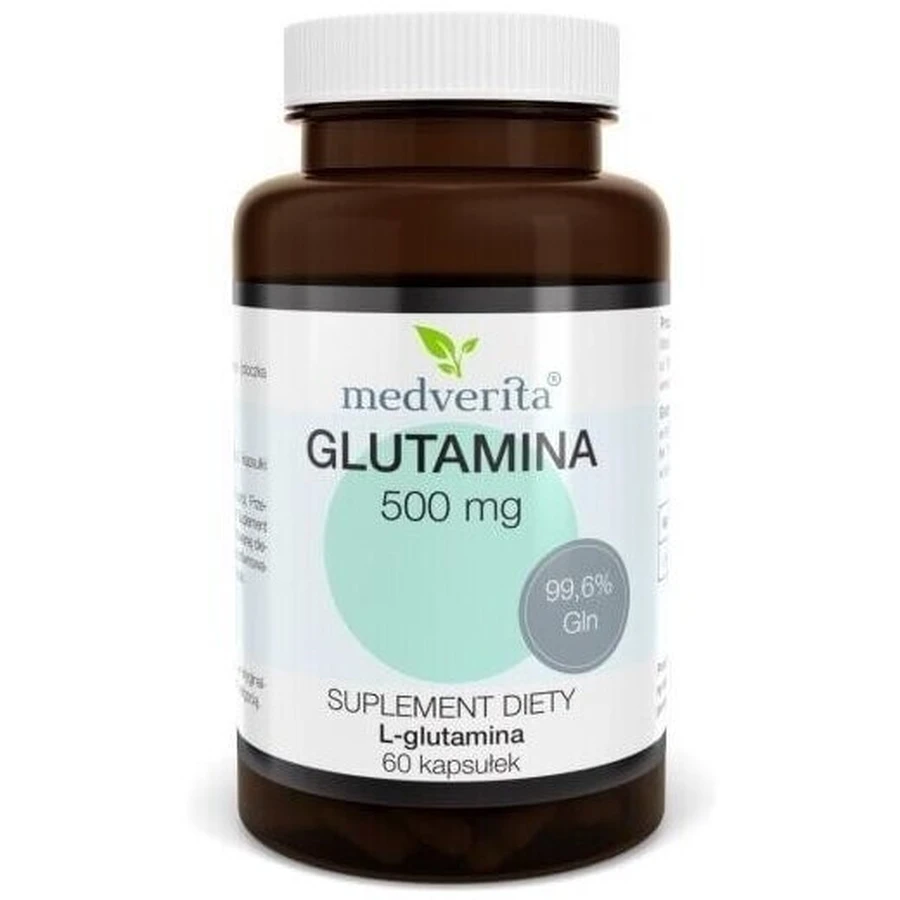 Medverita Glutamin 500 mg 60 Kapseln
