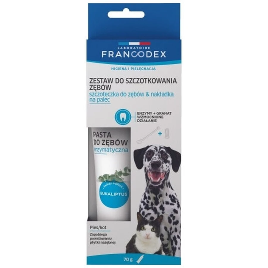 FRANCODEX Zahnbürste Kit Zahnbürste und Paste ...